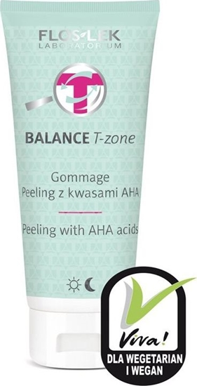Picture of FLOSLEK FLOSLEK_Balance T-Zone Gommage peeling z kwasami AHA 125ml