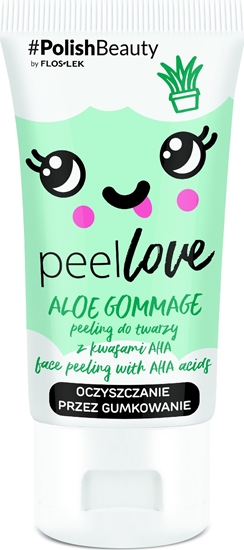 Picture of FLOSLEK Peeling do twarzy z kwasami AHA Aloe Gommage 75 ml