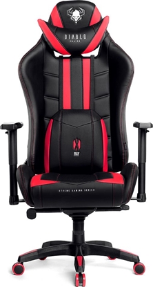 Picture of Fotel Diablo Chairs X-RAY King Size XL Czarno-Czerwony