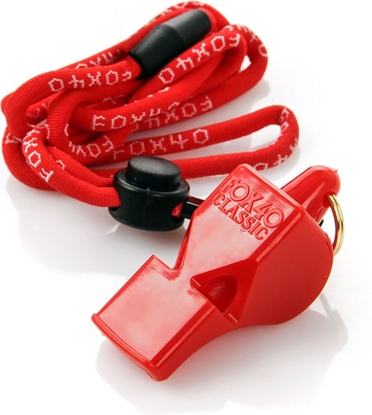 Attēls no Fox40 Gwizdek ze sznurkiem Fox 40 Classic czerwony (38083)