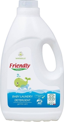 Picture of Friendly Organic Friendly Organic, Płyn do prania ubranek dziecięcych, 2L, Mydło Marsylskie