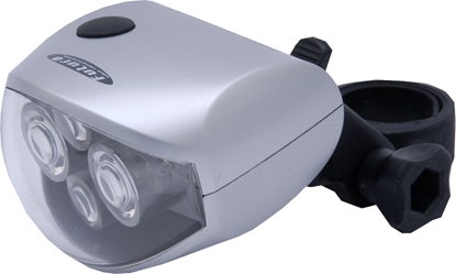 Picture of Futura Lampka przednia 4FOUR + baterie srebrna (FUT-OS-P-FOUR)