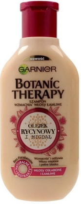 Attēls no Garnier Botanic Therapy Olejek Rycynowy i Migdał Szampon do włosów osłabionych i łamliwych 400ml