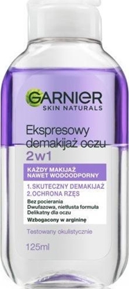 Attēls no Garnier GARNIER_Skin Naturals Eye Make-up Remover 2in1 płyn do demakijazu oczu 125ml