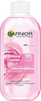 Attēls no Garnier Skin Naturals Botanical Rose Water Tonik łagodzący 200m