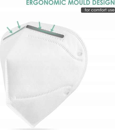 Picture of GCPC Maska medyczna Respirator klasy FFP2 N95 KN95 antywirusowa