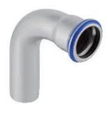 Picture of Geberit Kolana 90° Mapress Edelstahl jednokielichowe 15mm (30302)