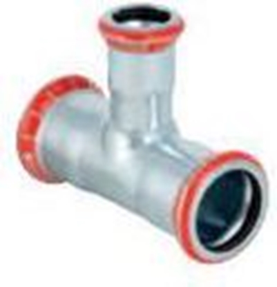 Изображение Geberit Trójnik redukcyjny Mapress C-Stahl DN 50/15/50 (21222)