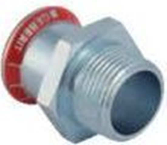 Изображение Geberit Zczka Mapress C-Stahl przejciowa z gwintem zewntrznym DN20/15 (21715)