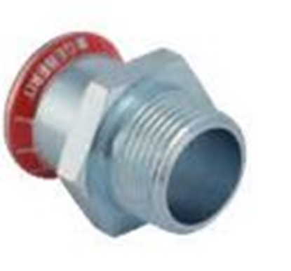 Изображение Geberit Zczka przejciowa Mapress C-Stahl z gwintem zewntrznym DN 80 (21724)