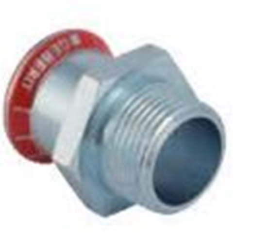 Изображение Geberit Zczka przejciowa Mapress C-Stahl z gwintem zewntrznym DN 80 (21724)