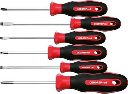 Picture of Gedore Gedore Red 2K screwdriver set, 6 pieces (red / black)