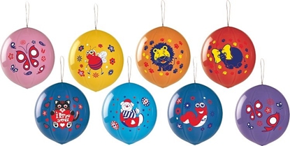 Attēls no Gemar Balony GPBD1 pastelowe, PIKA z nadrukiem Lux - mix / 25 szt.