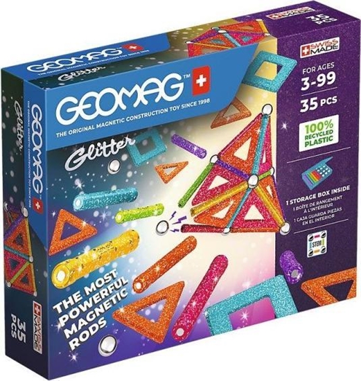 Picture of Geomag Geomag Glitter Recycled 35el.
