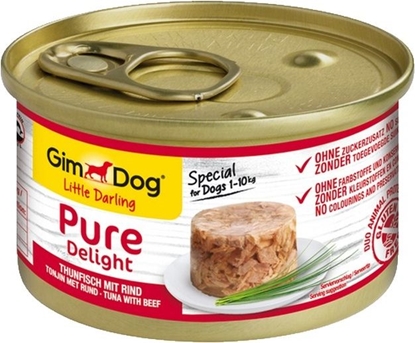 Изображение Gimdog Pure Delight tuńczyk+wołowina 85g
