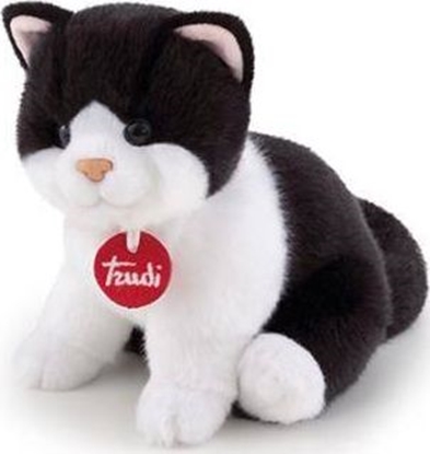 Picture of Giochi TRUDI PLUSZ KOTEK BIAO- CZARNY (S)