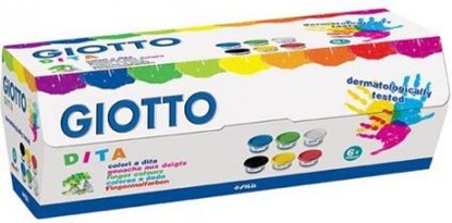 Изображение Giotto Farba Do Malowania Palcami Giotto Finger Paint 6x100ml