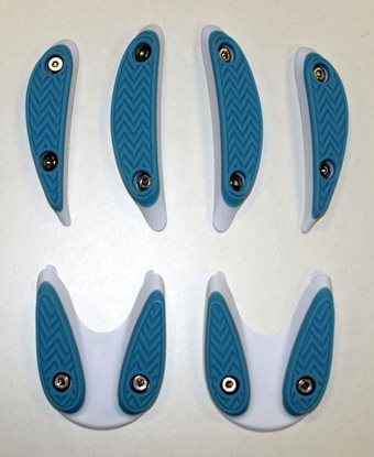 Attēls no Giro Obcasy do butów mtb GIRO WALKING PAD white mlk blue roz.37