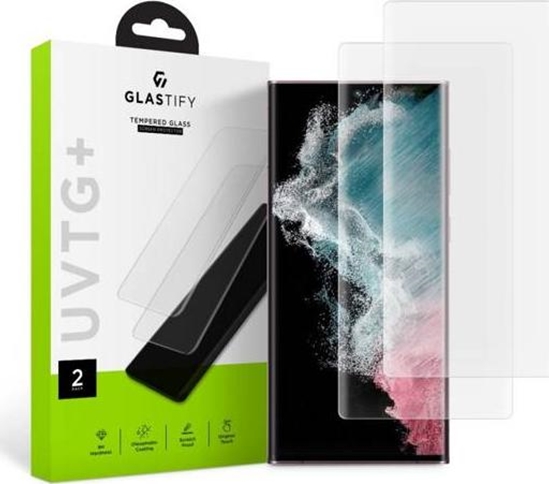 Изображение Glastify Szkło hartowane Glastify UVTG+ Samsung Galaxy S22 Ultra [2 PACK]