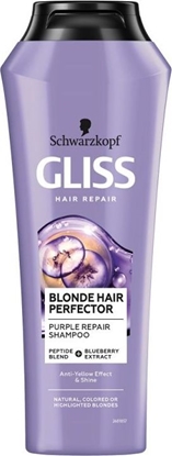 Attēls no Gliss Kur Blond Hair Perfector Purple Repair Shampon 250 ml