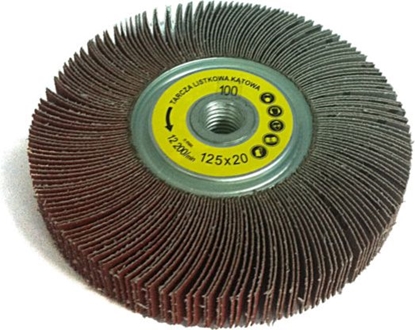 Attēls no Glob ciernica listkowa ktowa 125 x 20mm M14 P040 (GLOB-SLK-P040-12520-M14)