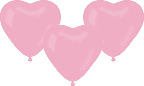 Изображение GMR Balony lateksowe Serca jasnoróowe - 50 szt. uniwersalny
