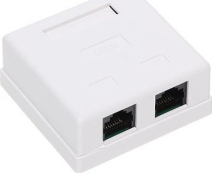 Picture of GNIAZDO ZAKOCZENIOWE RJ45-2G2 PODWÓJNE