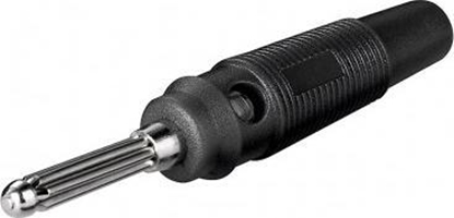 Изображение Goobay Wtyk bananowy 4mm czarny (11399)