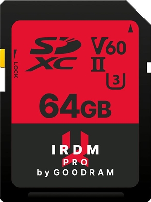 Attēls no Goodram IRDM PRO 128 GB SDXC UHS-II