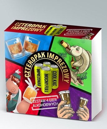 Picture of Grammi Gra planszowa Czteropak imprezowy - zestaw 4 gier alkoholowych