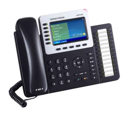 Picture of Grandstream Networks GXP-2140 IP phone Black 4 lines TFT