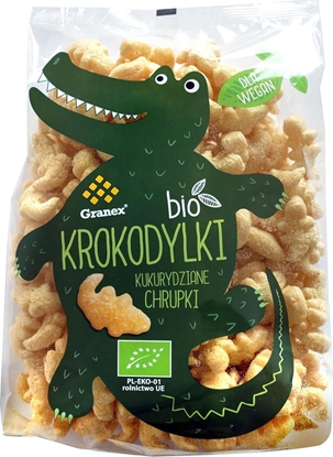 Attēls no Granex Chrupki kukurydziane Krokodylki BIO 80 g