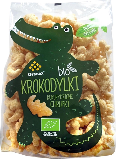 Picture of Granex Chrupki kukurydziane Krokodylki BIO 80 g