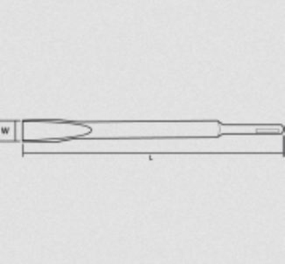 Attēls no Graphite Duto SDS-max 50x18x400mm - 57H563