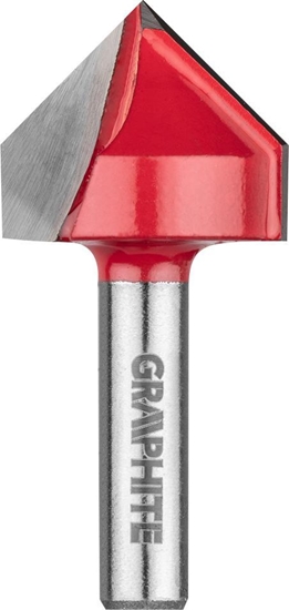 Picture of Graphite Frez do rowków typu V, HM, 25.4 x 25.4 mm, trzpie 8 mm (56H210)