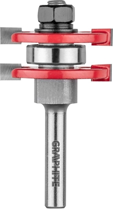 Attēls no Graphite Frez widiowy (Frez do wypustów, HM, 41 x 6.35 mm, trzpie 8 mm)