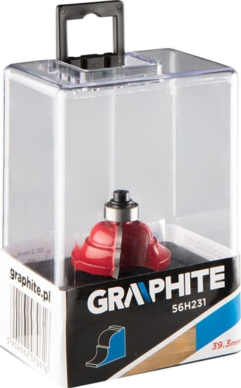 Picture of Graphite Frez widiowy (Frez ksztatowy z oyskiem, ozdobny, HM, 39.3 x 15.9 mm, trzpie 8 mm)