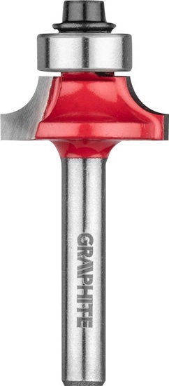 Изображение Graphite Frez widiowy (Frez ksztatowy z oyskiem, zaokrglajcy, HM, 22.5 x 9 mm, trzpie 6 mm)