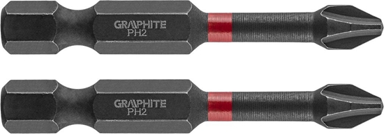 Picture of Graphite Kocówka wkrtakowa (Bity udarowe PH2 x 50 mm, 2 szt.)