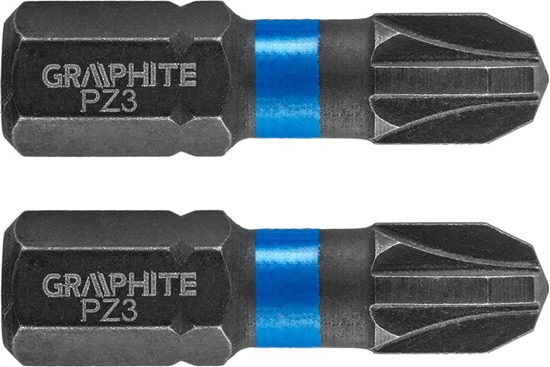 Picture of Graphite Kocówka wkrtakowa (Bity udarowe PZ3 x 25 mm, 2 szt.)