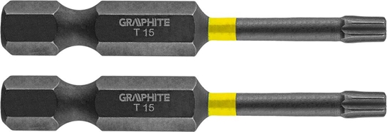 Picture of Graphite Kocówka wkrtakowa (Bity udarowe TX15 x 50 mm, 2 szt.)