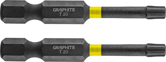 Picture of Graphite Kocówka wkrtakowa (Bity udarowe TX20 x 50 mm, 2 szt.)