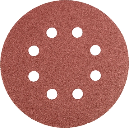 Attēls no Graphite Krki cierne (Krki cierne 125 mm, K120, 5 szt., z 8 otworami)