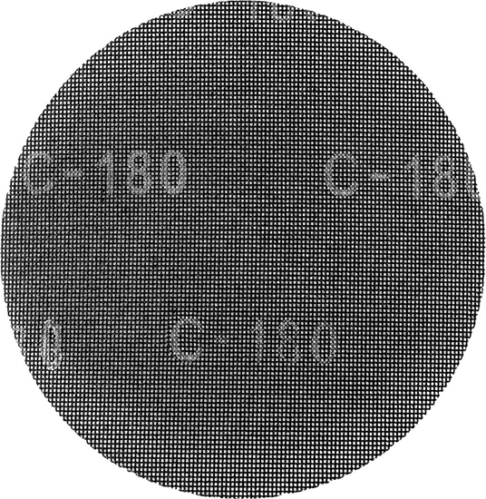 Picture of Graphite Siatki cierne (Siatka cierna na rzep, 225 mm, K180, do szlifierki 59G260, 10 szt.)