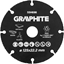 Picture of Graphite TARCZA TNCA HM DO DREWNA I TWORZYW SZTUCZNYCH 125 X 22.2 MM 55H698 GRAPHITE