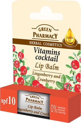 Picture of Green Pharmacy Green Pharmacy Lip Balm Balsam do ust Vitamins Coctail 3.6g