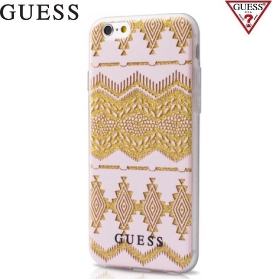 Picture of Guess Apsauginis dklas GUESS Aztec skirtas Apple iPhone 7 4.7", Skaidri/Roin