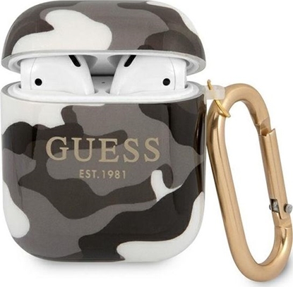 Изображение Guess Etui ochronne GUA2UCAMG Camo Collection do AirPods 1/2 szare