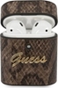 Picture of Guess Etui ochronne GUACA2PUSNSMLBR Python Collection do AirPods 1/2 brzowe