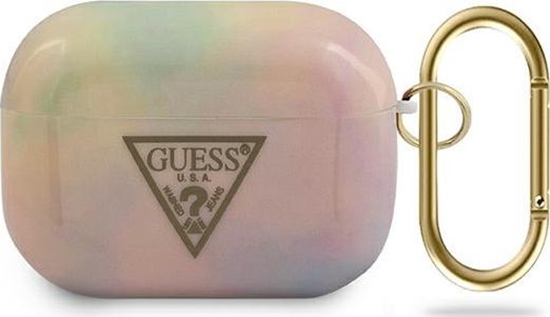 Изображение Guess Etui ochronne GUACAPTPUMCGG01 Tie&Dye Collection do AirPods Pro róowe